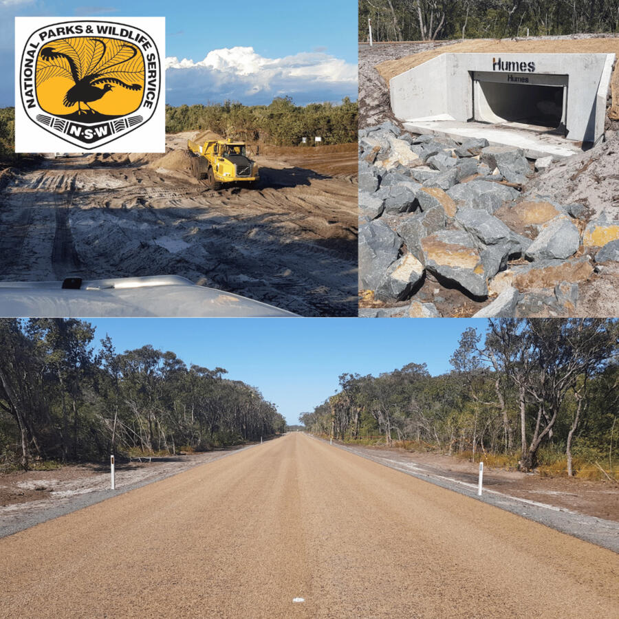 Mungo Brush Road Upgrade, Client Project Manager - National Parks & Wildlife Service